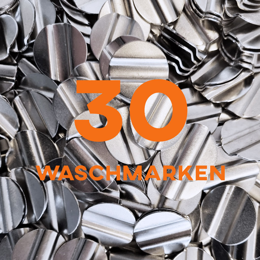 30 Waschmarken